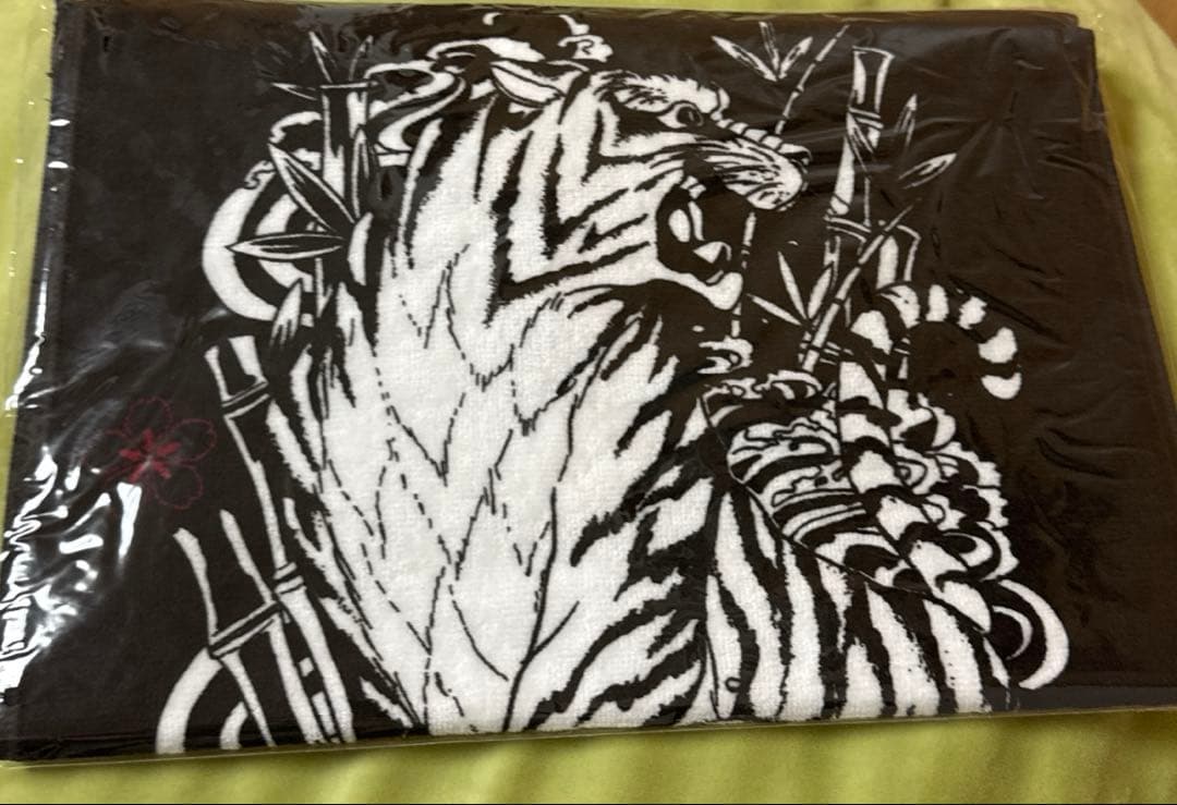 深山霧島 入れ墨デザイン フェイスタオル 来世は他人がいい