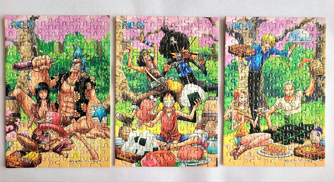【廃盤】ONE PIECE　ミニパズル　完成品　12個