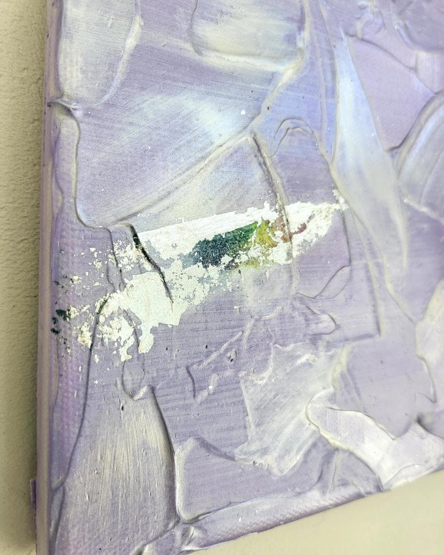 天界 / テクスチャーアート 18×18㎝ S0 原画1点のみ モダンアート