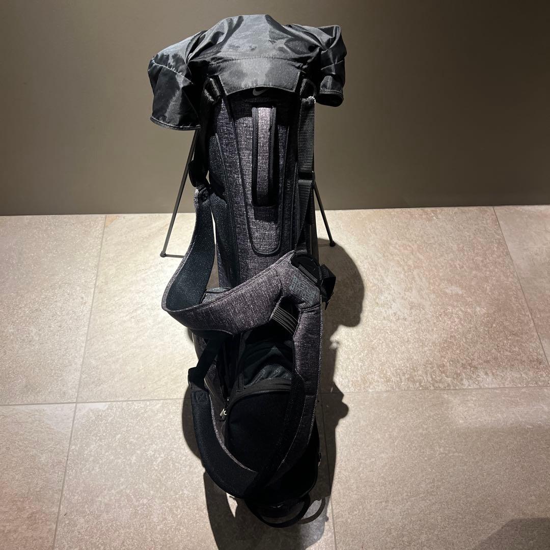 Nike スタンド付きキャディバッグ 黒/グレー