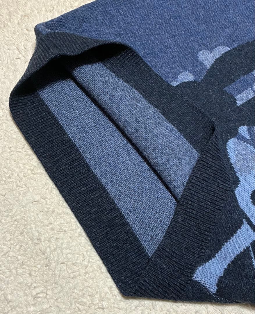 【美品】サイコバニー ジャガードバニー クルーネック ニット M