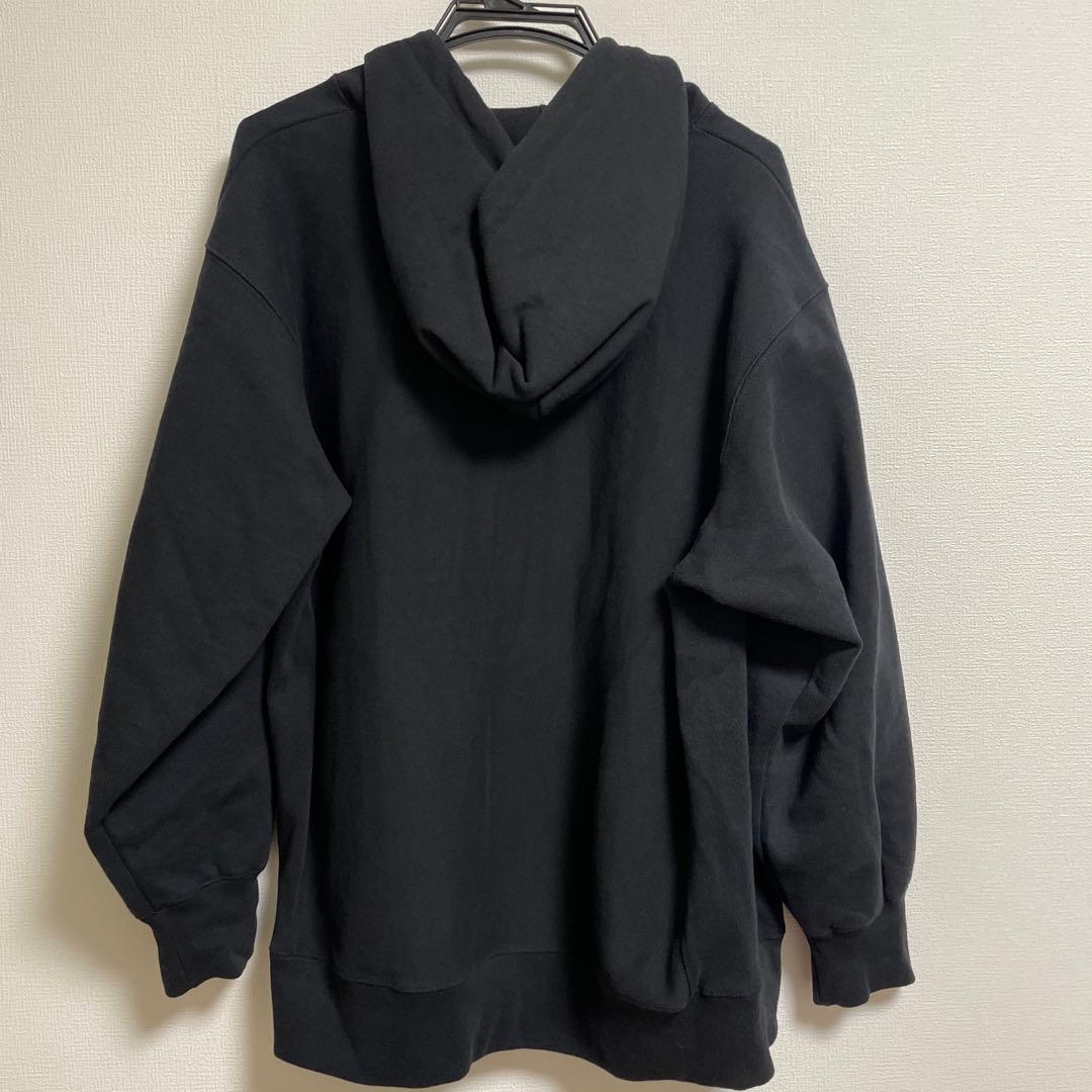 イマカツ　ダブルジップアップパーカー　XL ブラック