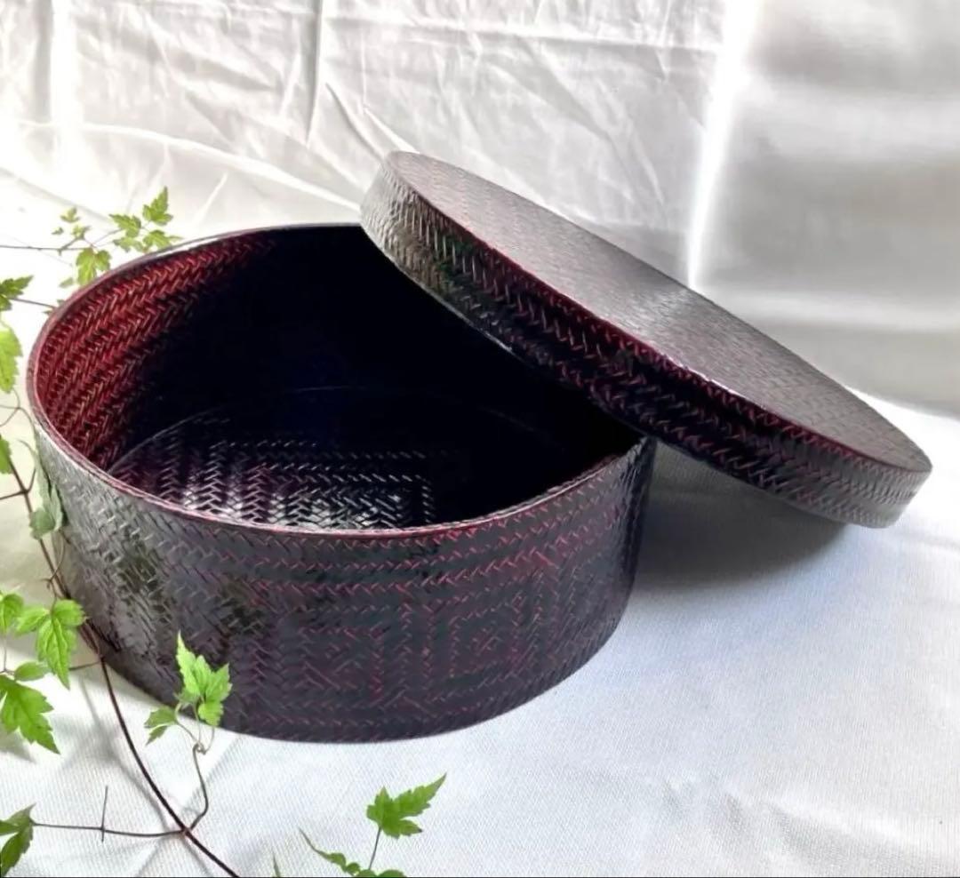 ✅当時物✅籃胎漆器/亀甲茶櫃/伝統工芸品