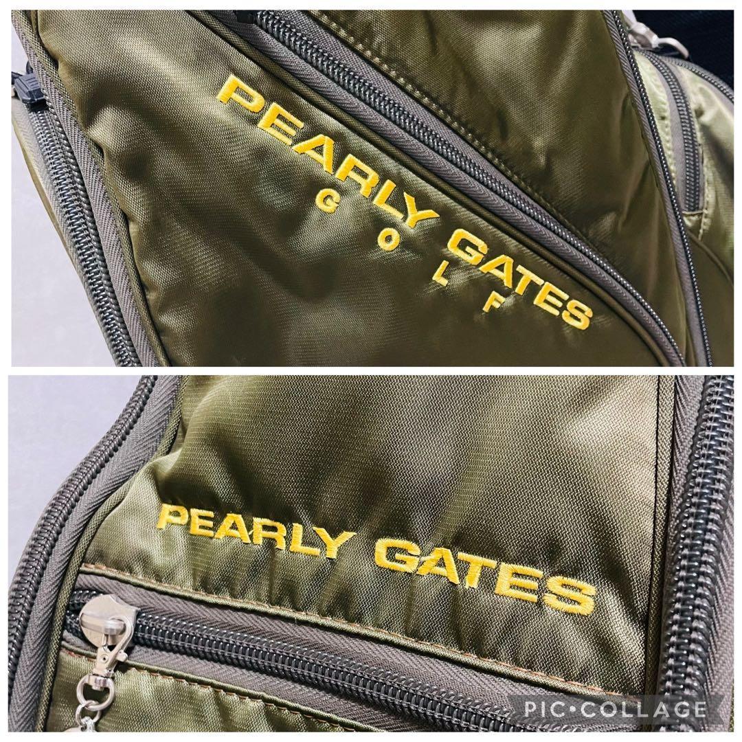 美品 PEARLY GATES パーリーゲイツ キャディバッグ ゴルフバッグ