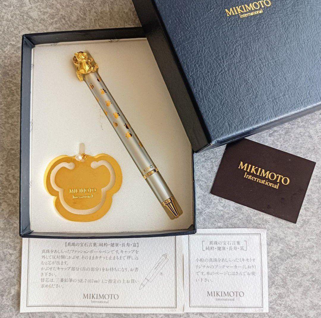 ☘くまのボールペンセット☘【MIKIMOTO ミキモト】ブックマーク付き