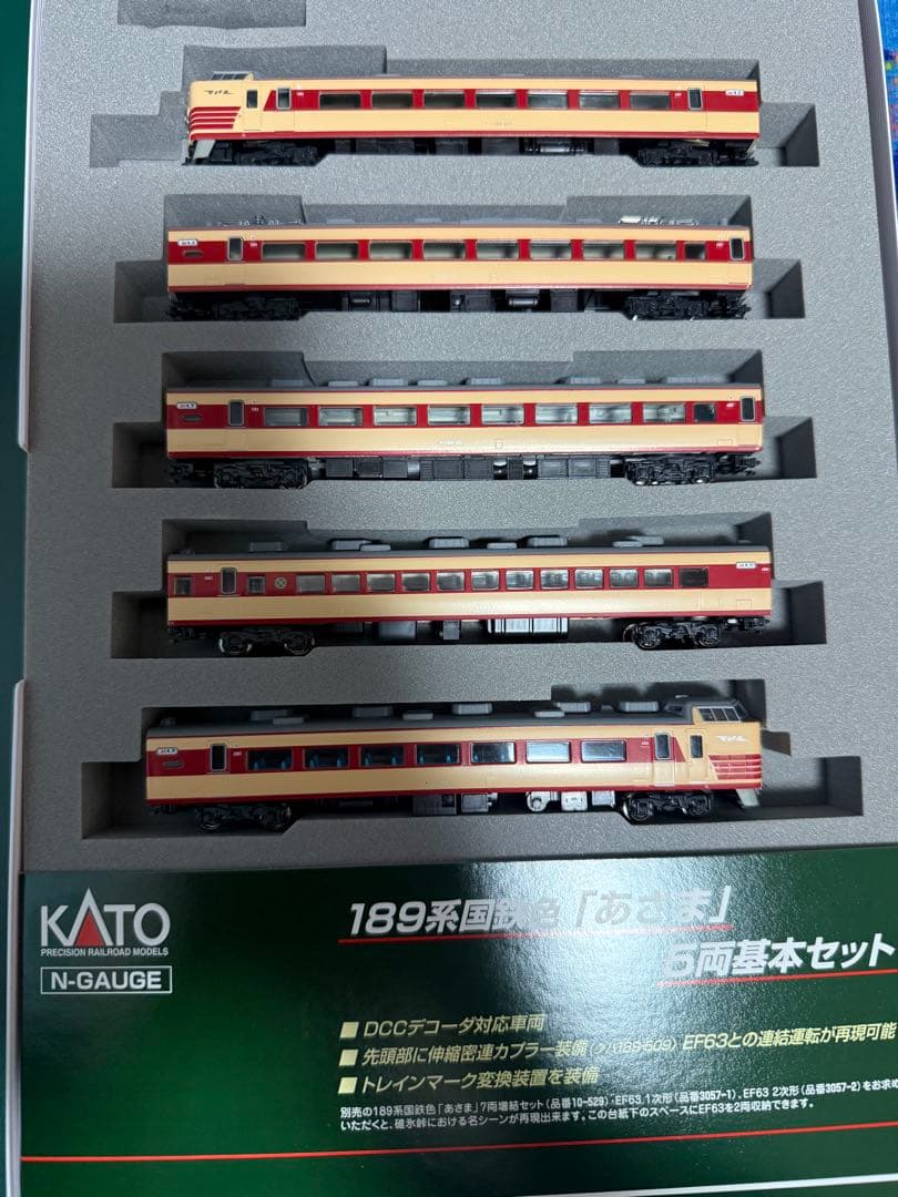 【新品】Nゲージ KATO189系 あさま国鉄色 10-528 5両基本セット