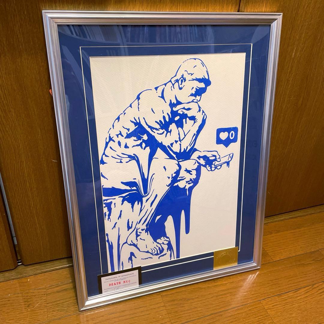 額込 世界限定100枚DEATH NYC アートポスター 現代アート 56