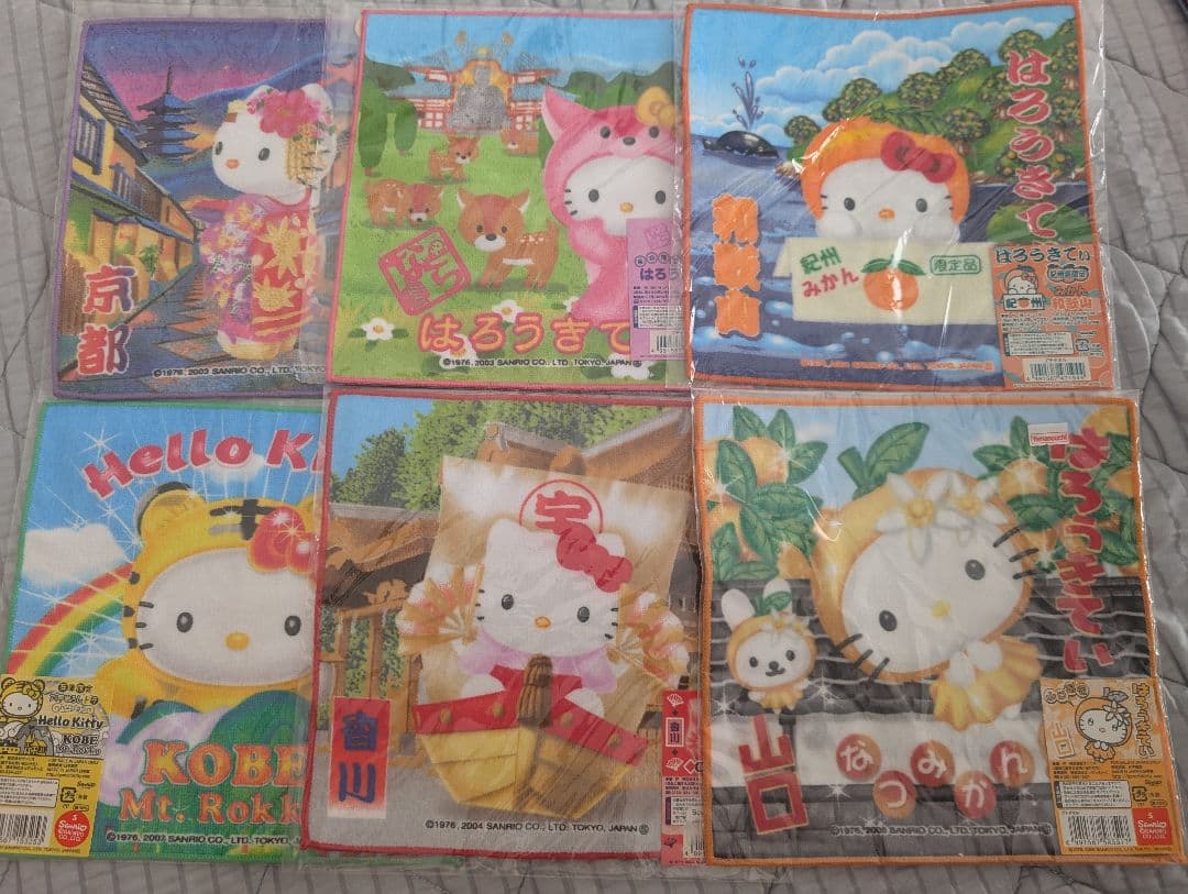 ご当地キャラ　サンリオ　ハンカチ