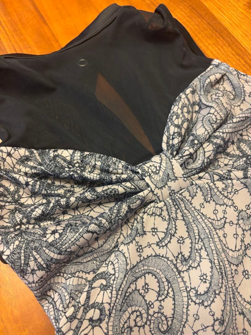 バレエ type Y neck ribbon / eternal lace etoupe