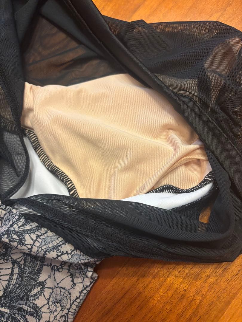 バレエ type Y neck ribbon / eternal lace etoupe