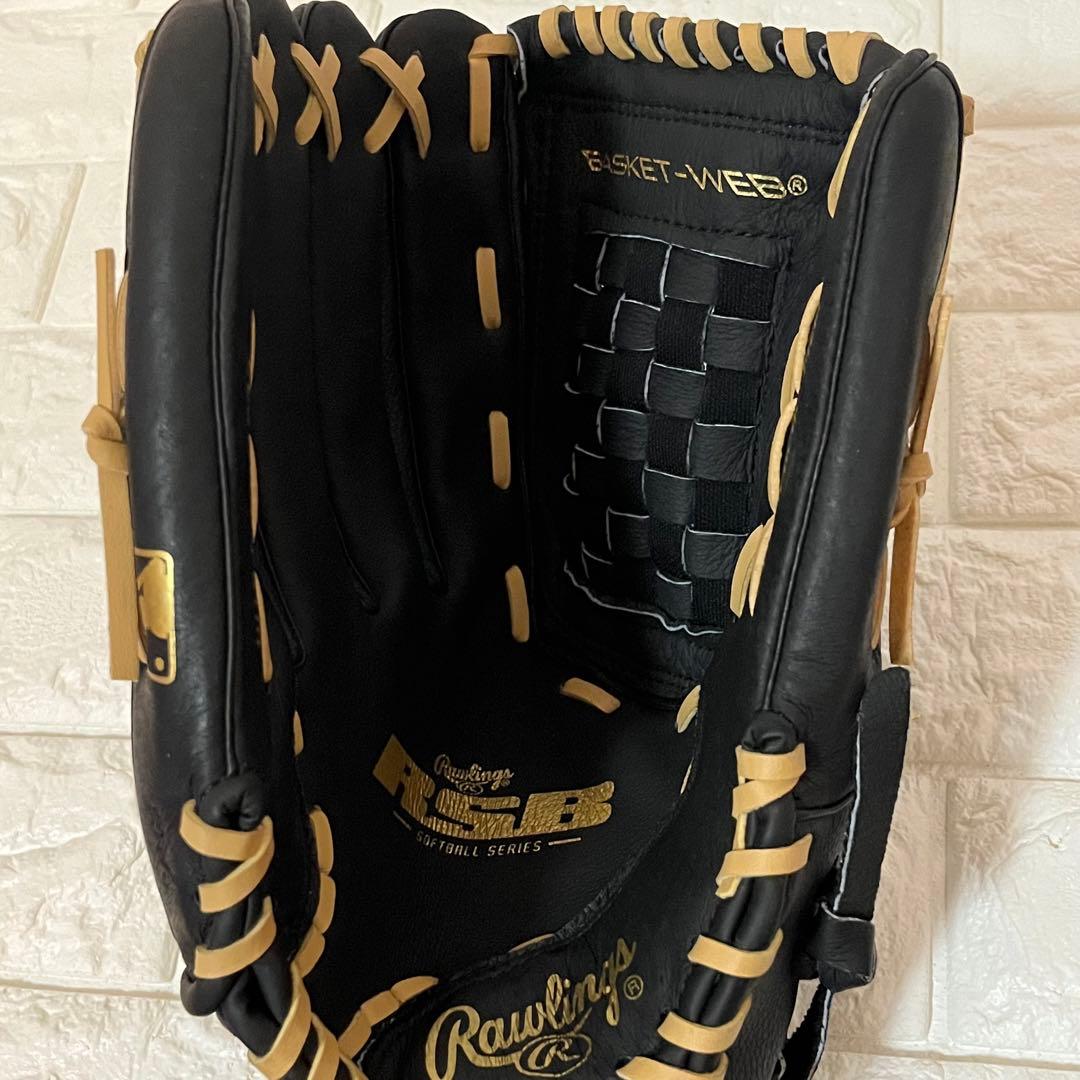 【未使用】【日本未発売】　左投げ用　ローリングス ジュニア 軟式グローブ