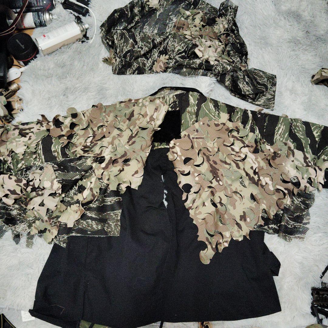 マルチカモ ライトウェイト アサルト ギリースーツサバゲー ギリー アサルトギリ