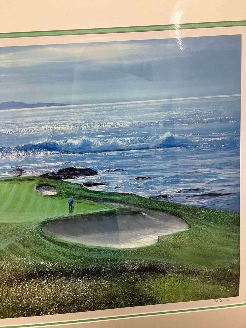 『pebble beach-seventh hole』ピーター・エレンショウ作
