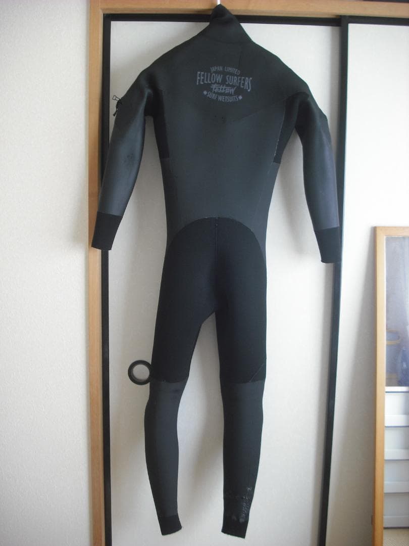 【程度良好・オマケつき】FELLOW　極暖セミドライウエットスーツ　M　5ｘ3