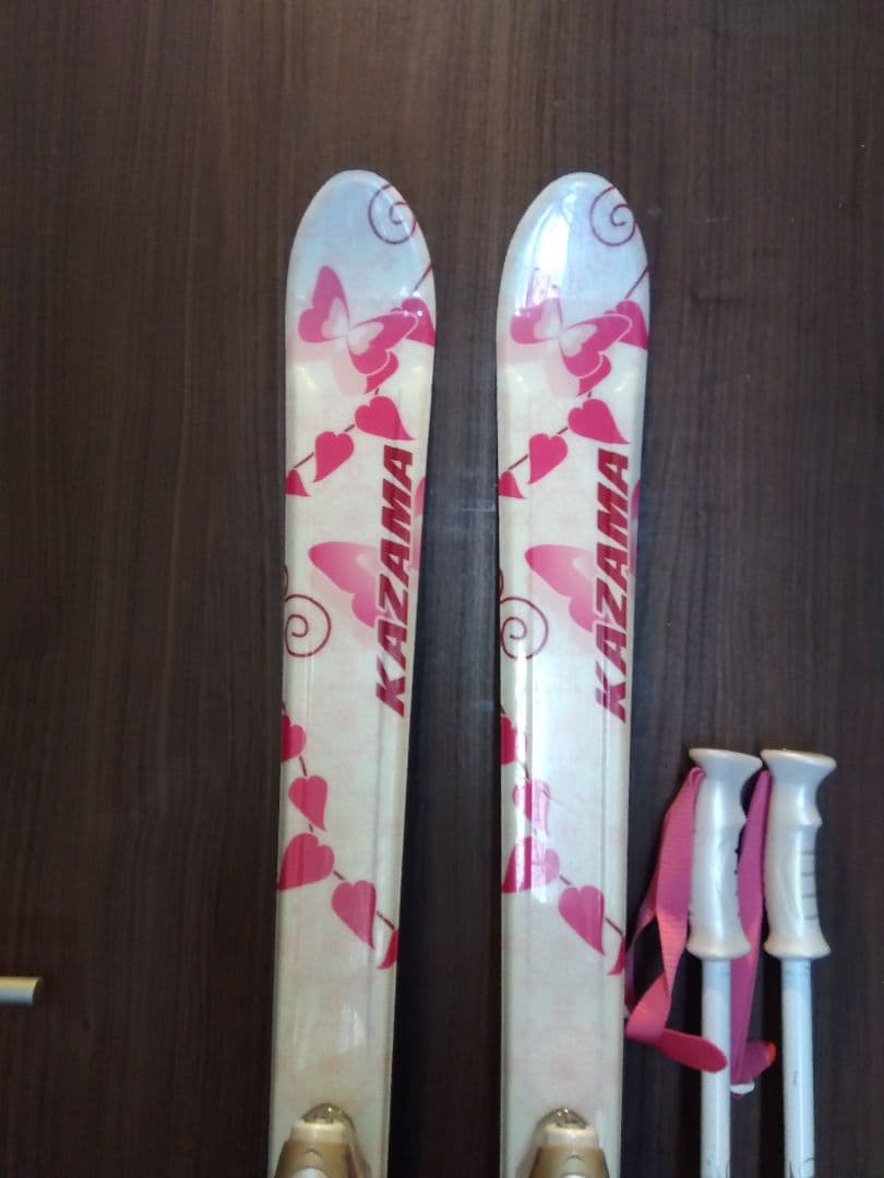 ✨️綺麗✨️KAZAMA/学生・レディース用/スキーセット/メンテ・WAX済み✔