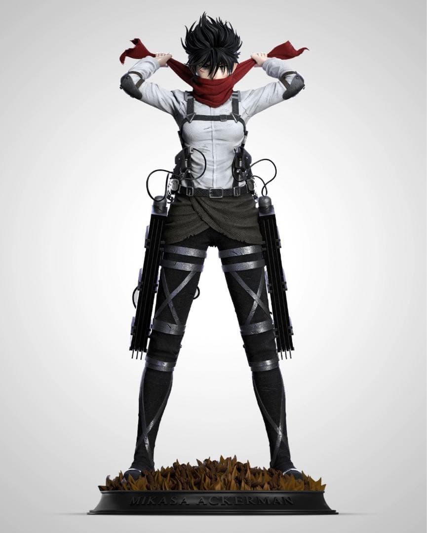 進撃の巨人 エレン ミカサ フィギュア ガレージキット