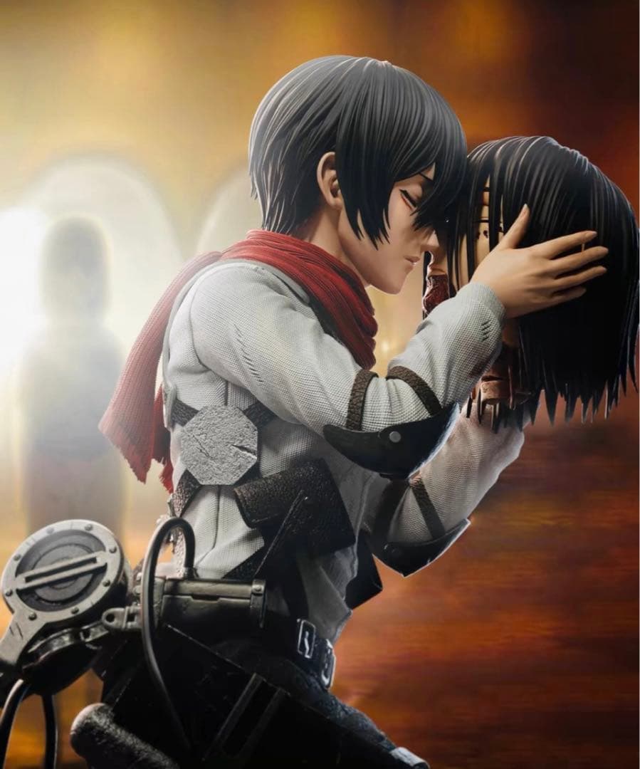 進撃の巨人 エレン ミカサ フィギュア ガレージキット