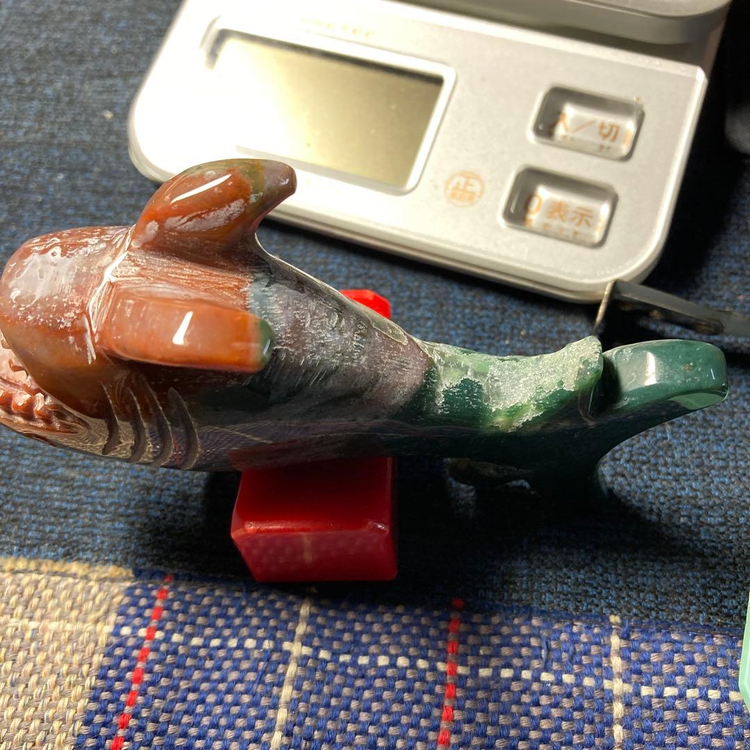 ♪(๑ᴖ◡ᴖ๑)♪海の暴れん坊、大理石のサメくん‼︎ のオブジェ