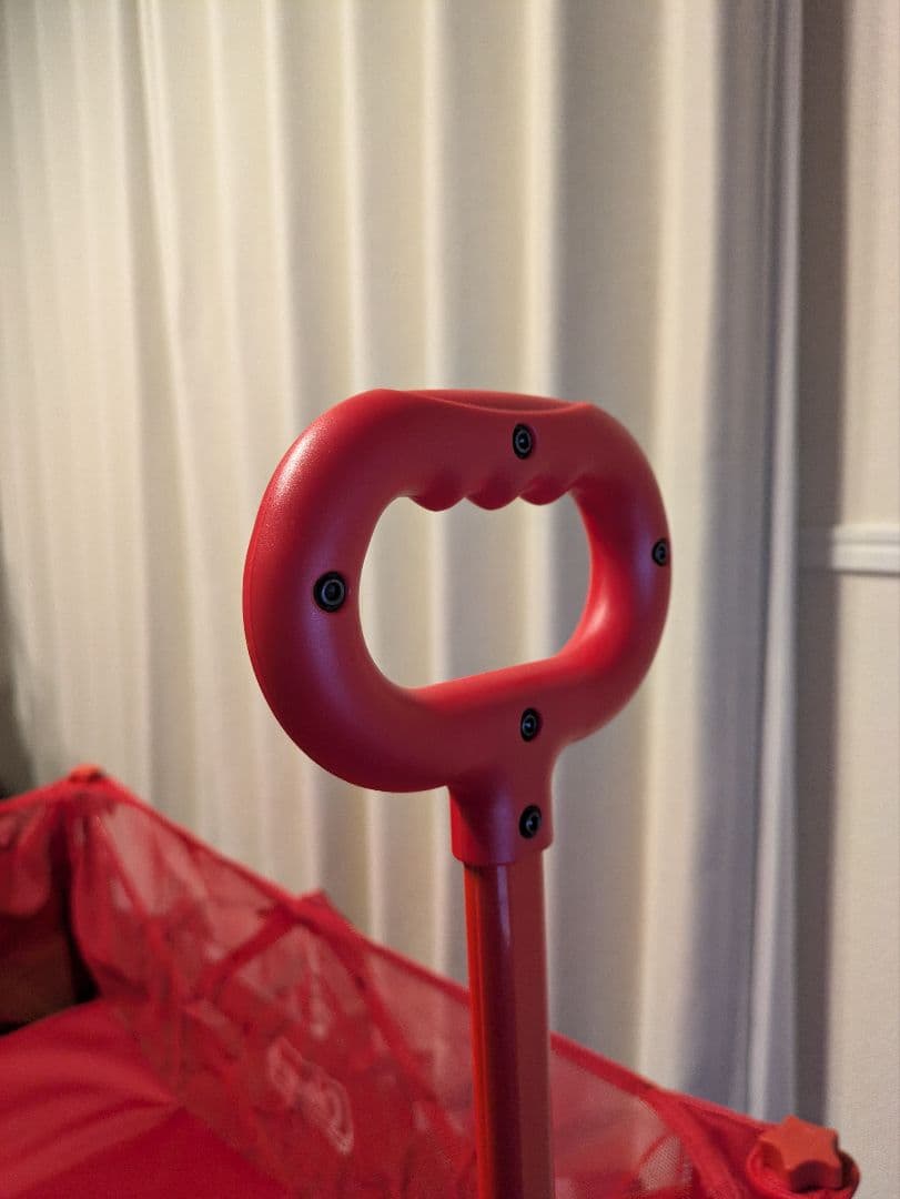 Coleman 折りたたみキャリーカート 赤