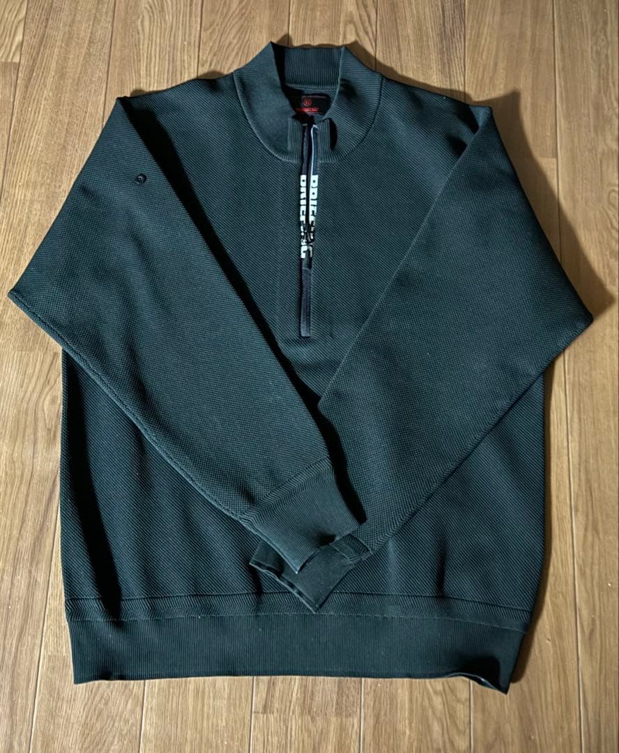 BRIEFING ハーフジップジャケット L ブラック