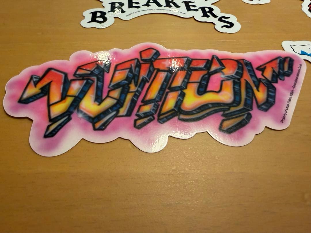 非売品 Louis Vuitton Virgil Abloh ステッカー