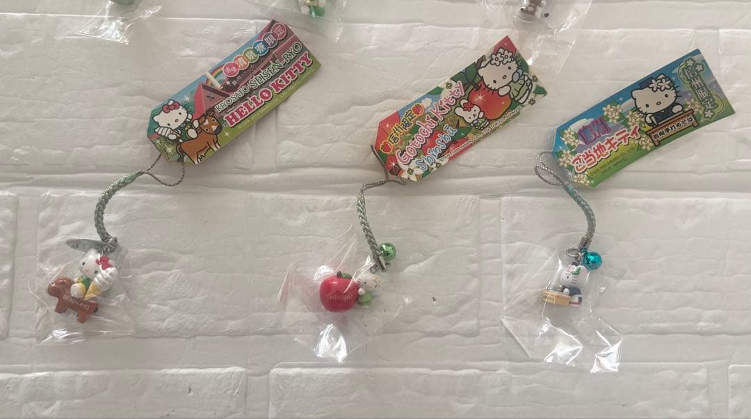 ハローキティ ご当地キティストラップ 9個セット（バラ売り不可） 信州限定セット
