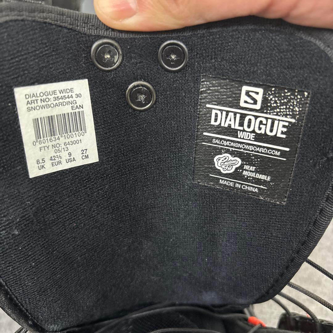 SALOMON DIALOGUE WIDE スノーボードブーツ27cm