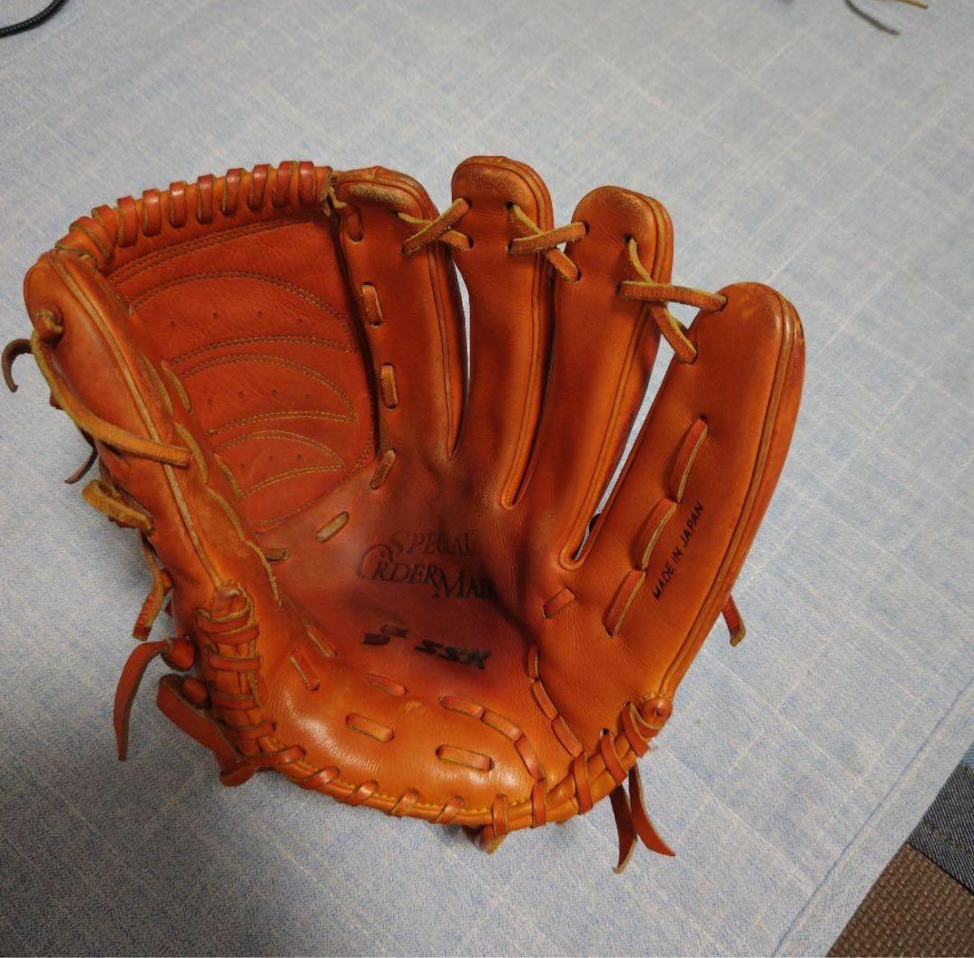 【激レア】SSK オーダーメイド 硬式グローブ 右投げ用 オレンジ