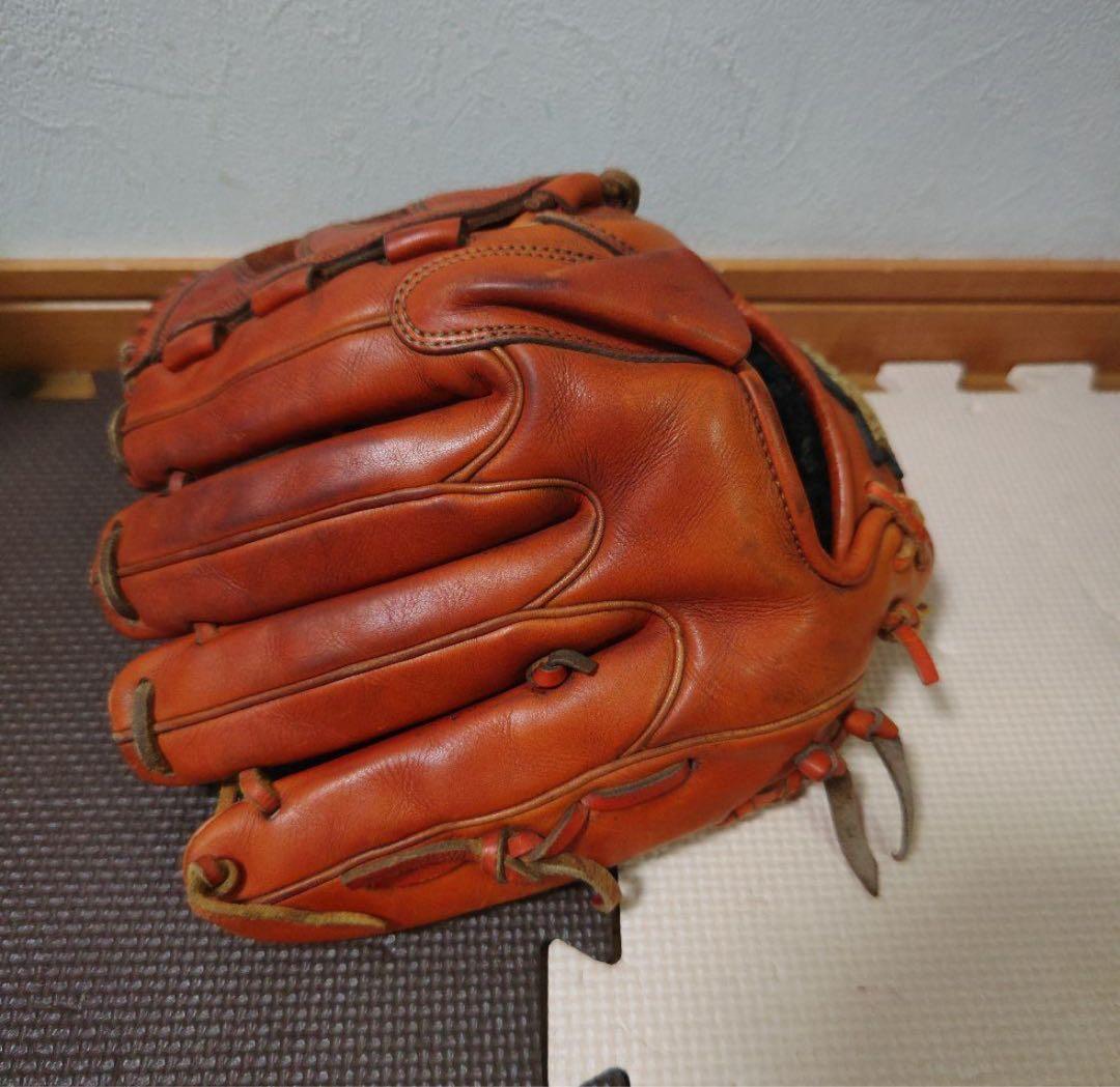 【激レア】SSK オーダーメイド 硬式グローブ 右投げ用 オレンジ