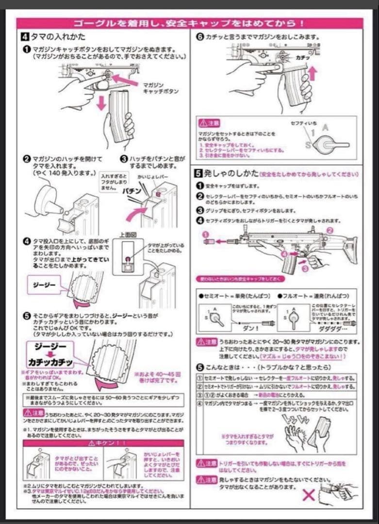 美品東京マルイ カスタム品　SCAR L 電動ガン　金属ピニオン　ドットサイト