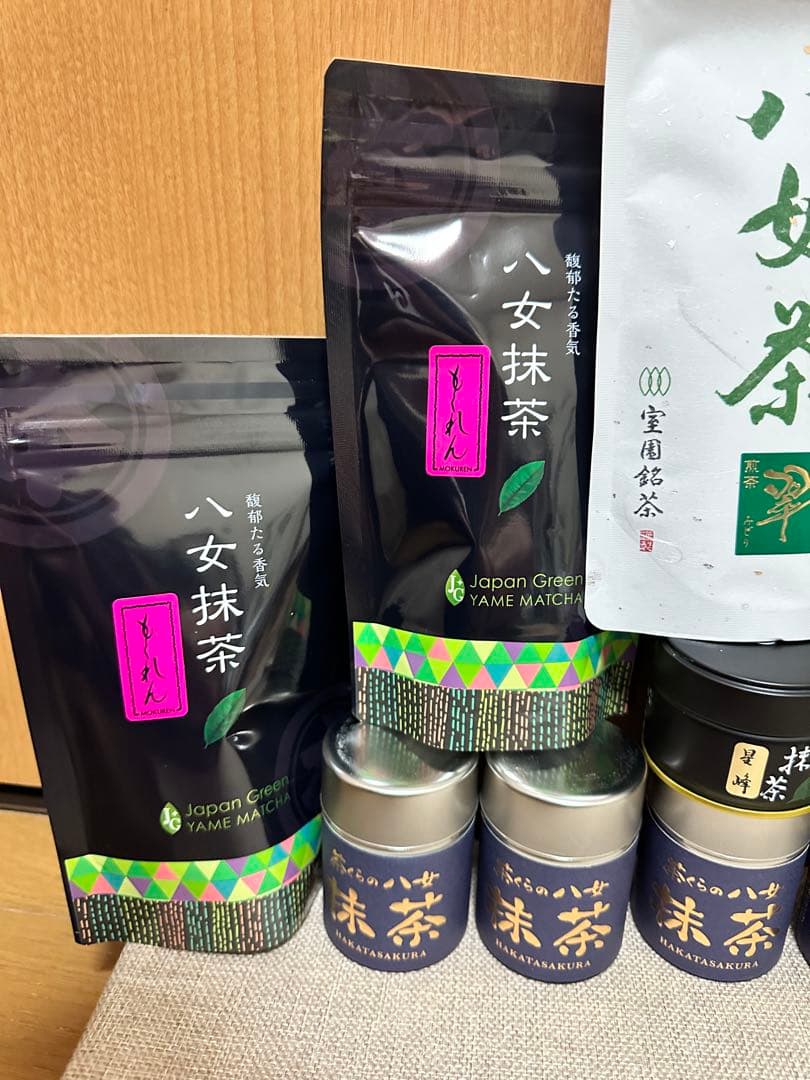 八女抹茶セット【新品】 星野製茶園 八女抹茶 もくれん