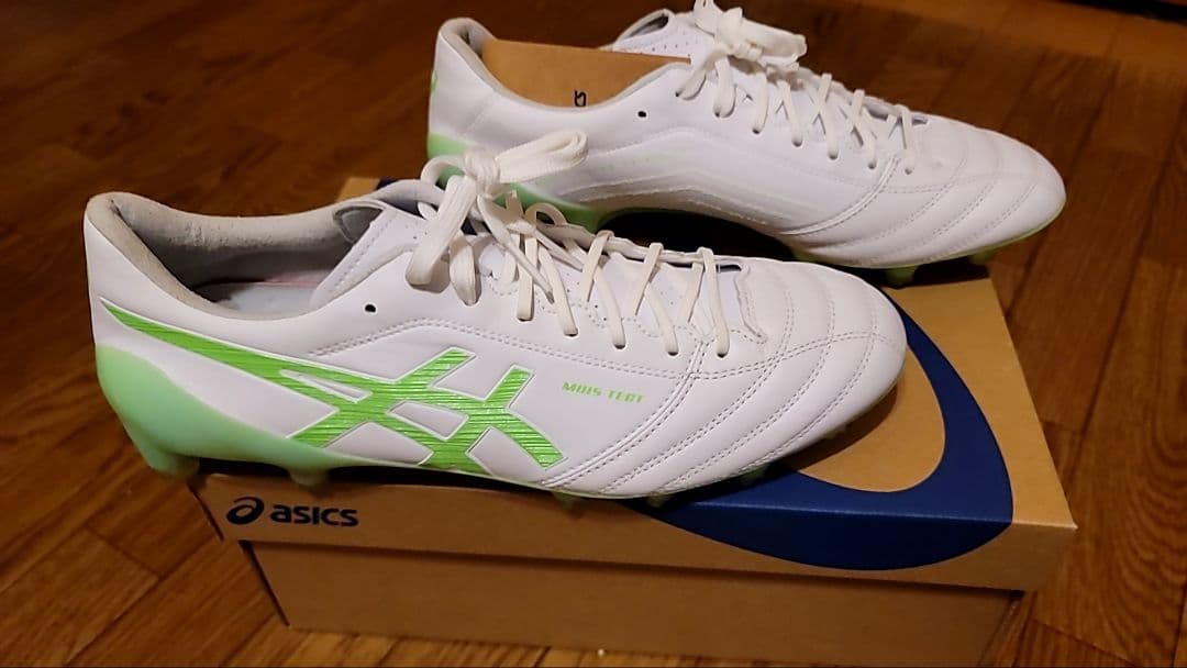シューズ asics DS LIGHT X-FLY4 WHITE/GREEN 27cm