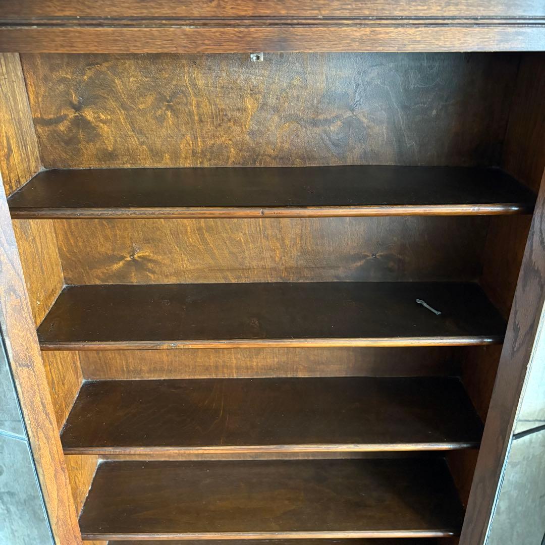 英国アンティーク　ブックラック　キャビネット　本棚　イギリス　ヴィンテージ