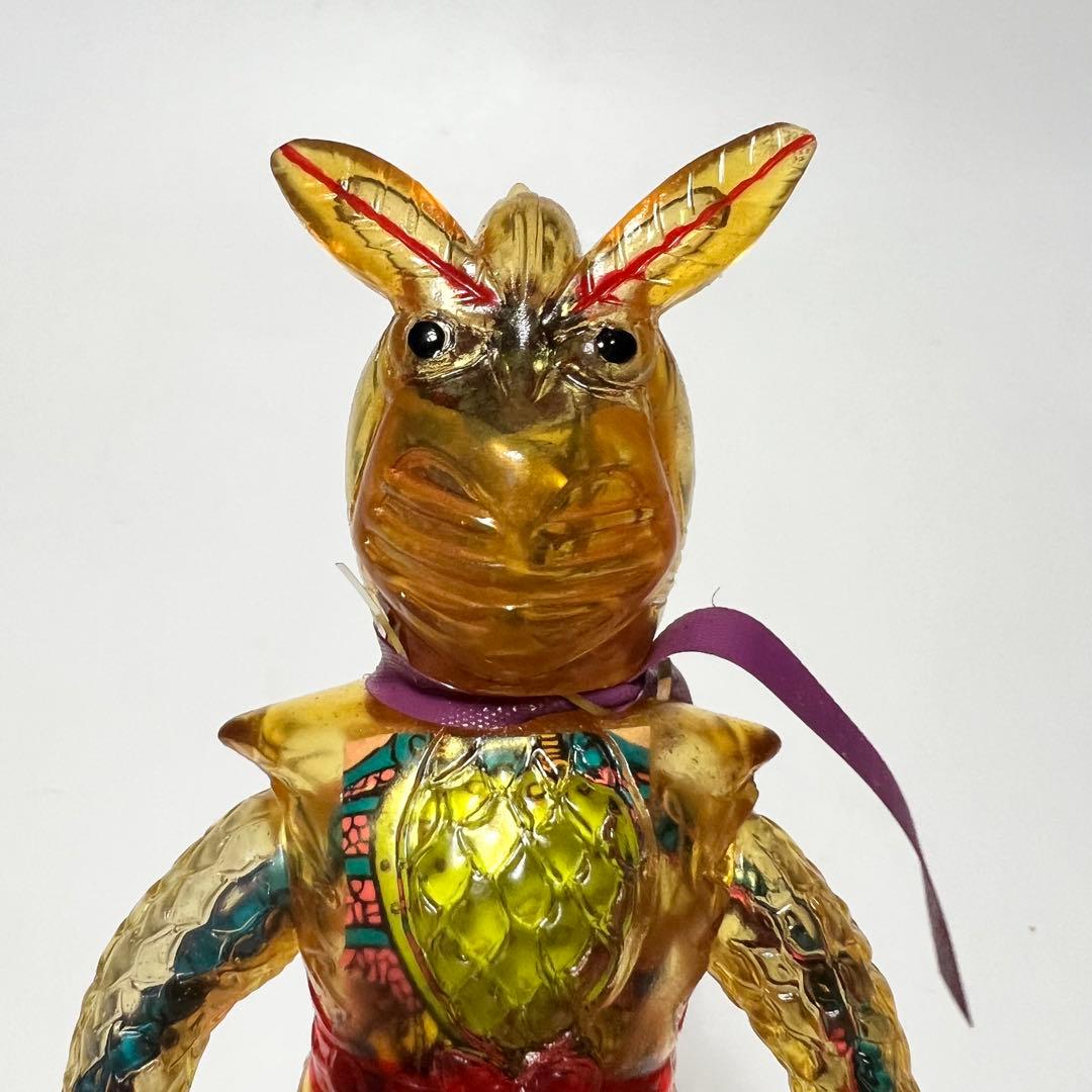 変身忍者嵐　ポピー　POPY　クリア　スケルトン　ソフビ　レトロ　当時物