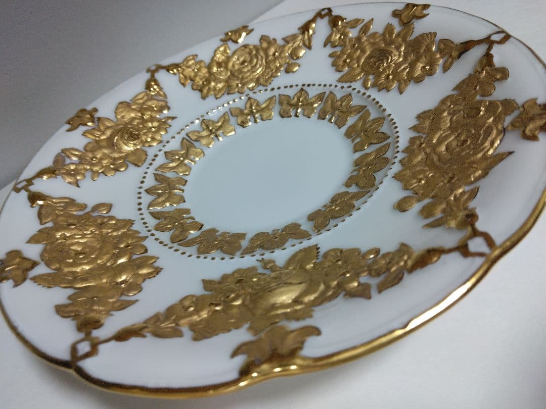 マイセンアンティークカップ&ソーサー宮廷の小花1924年〜1934年