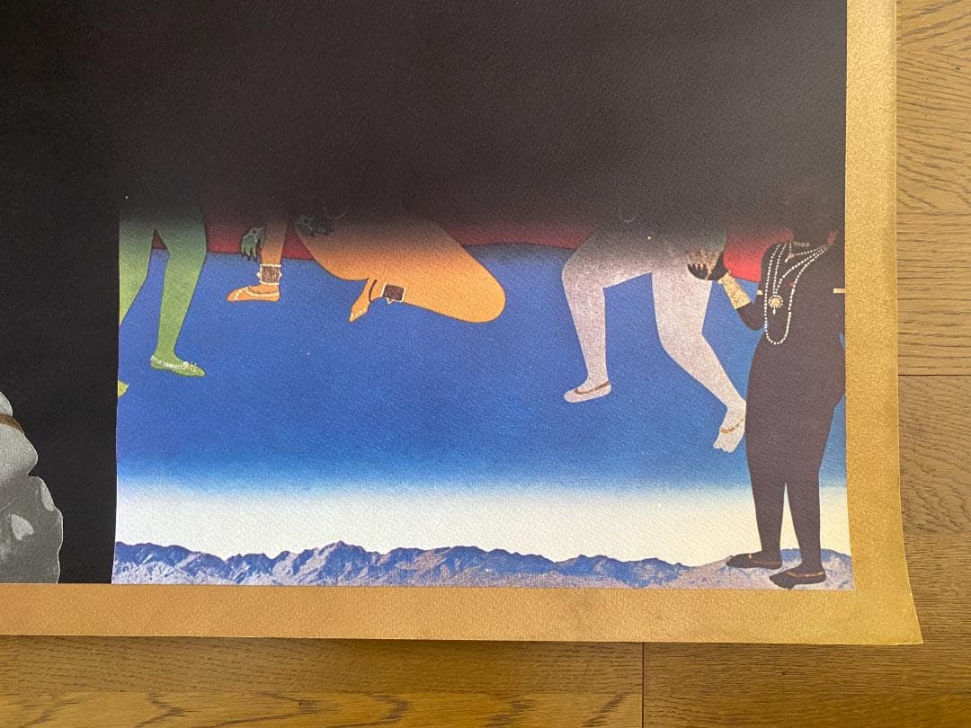 横尾忠則　ポスター1974年「横尾忠則版画展」南天子画廊 美品