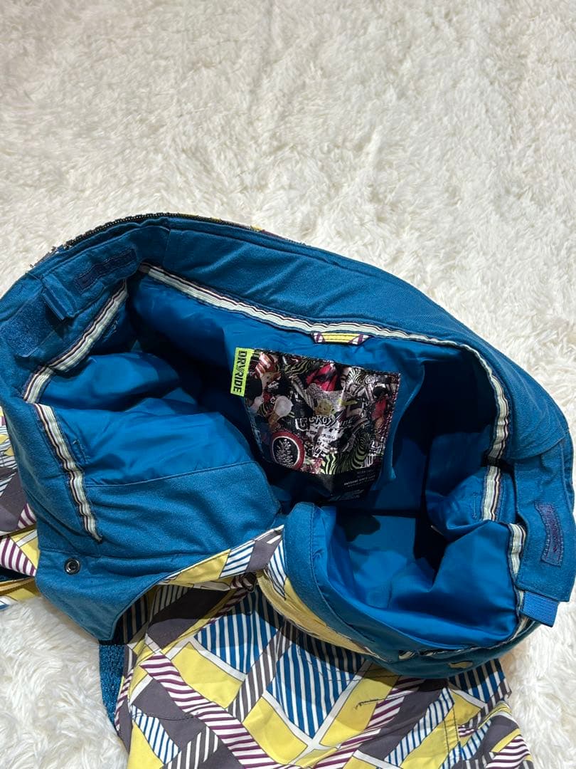 【美品】BURTON バートン スノーボードウェア パンツ チェック柄 メンズL