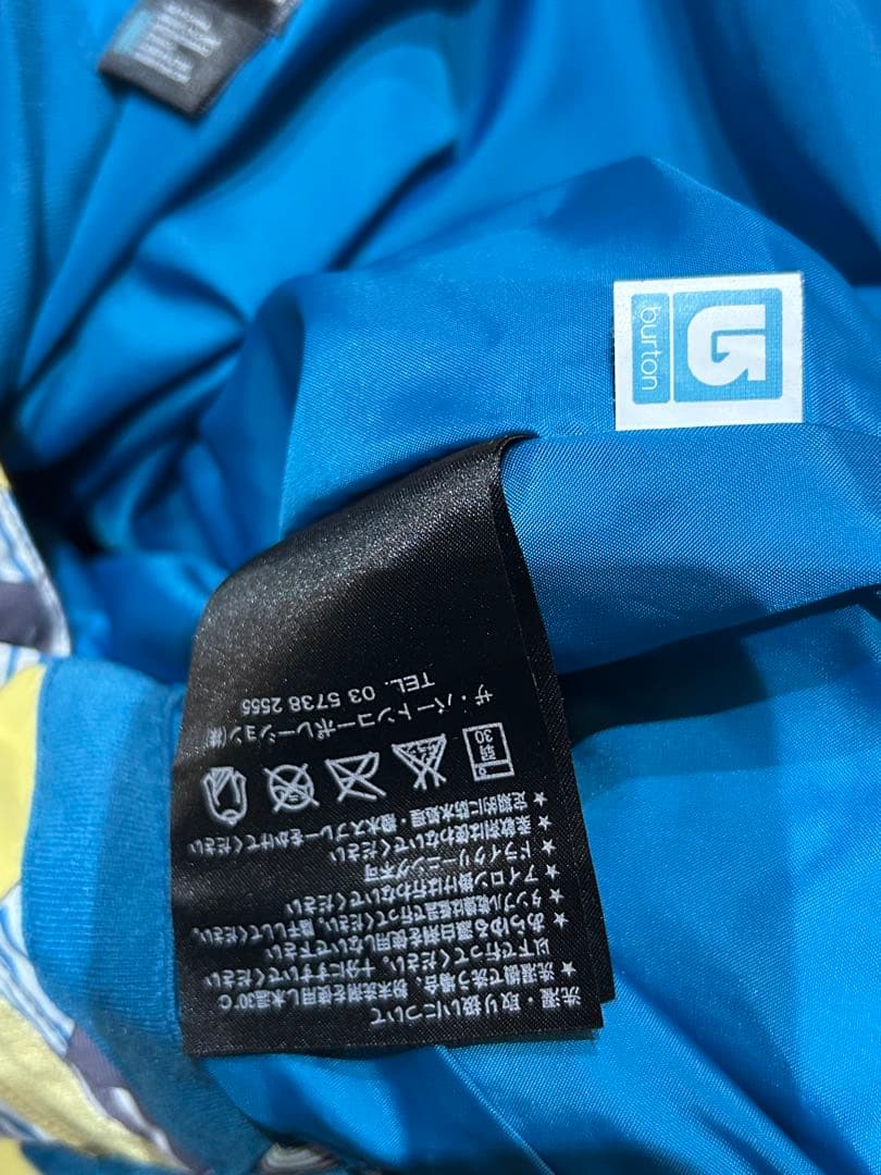 【美品】BURTON バートン スノーボードウェア パンツ チェック柄 メンズL