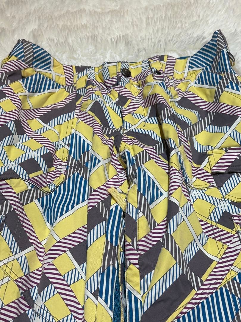 【美品】BURTON バートン スノーボードウェア パンツ チェック柄 メンズL