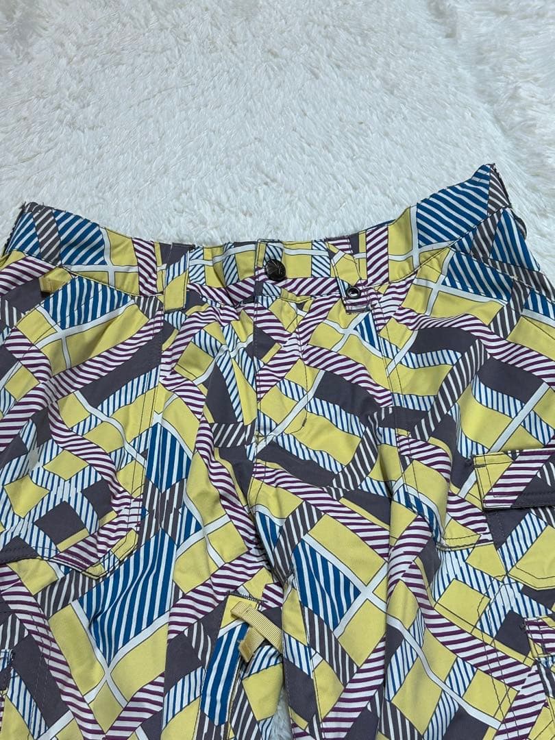 【美品】BURTON バートン スノーボードウェア パンツ チェック柄 メンズL