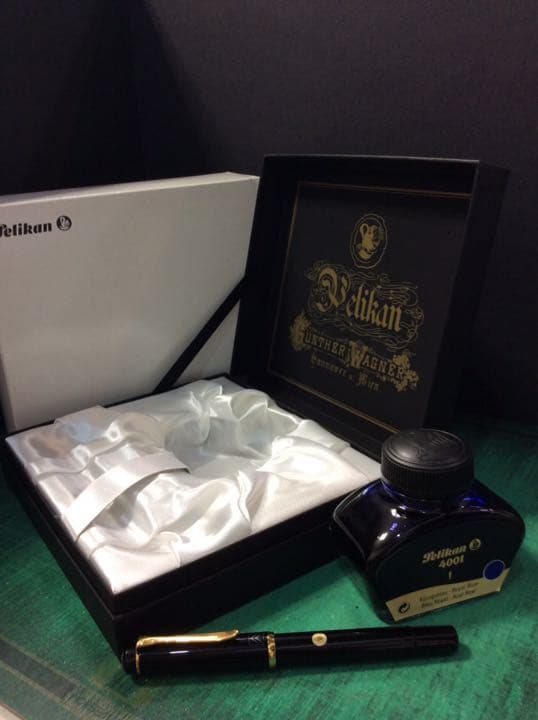 ペリカン万年筆ギュンターワーグナー(インク、ケース付)
