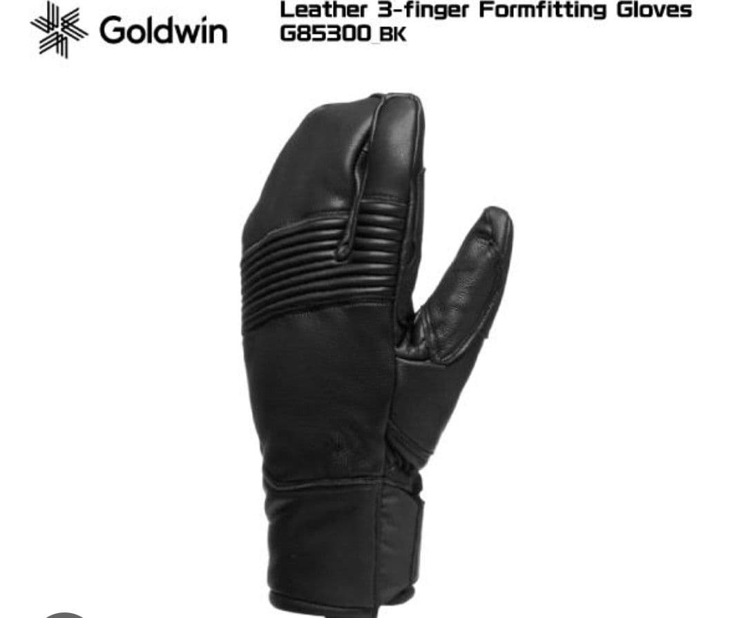 b新品タグ付 25/26 GOLDWIN Leather 3-fingerグラブ