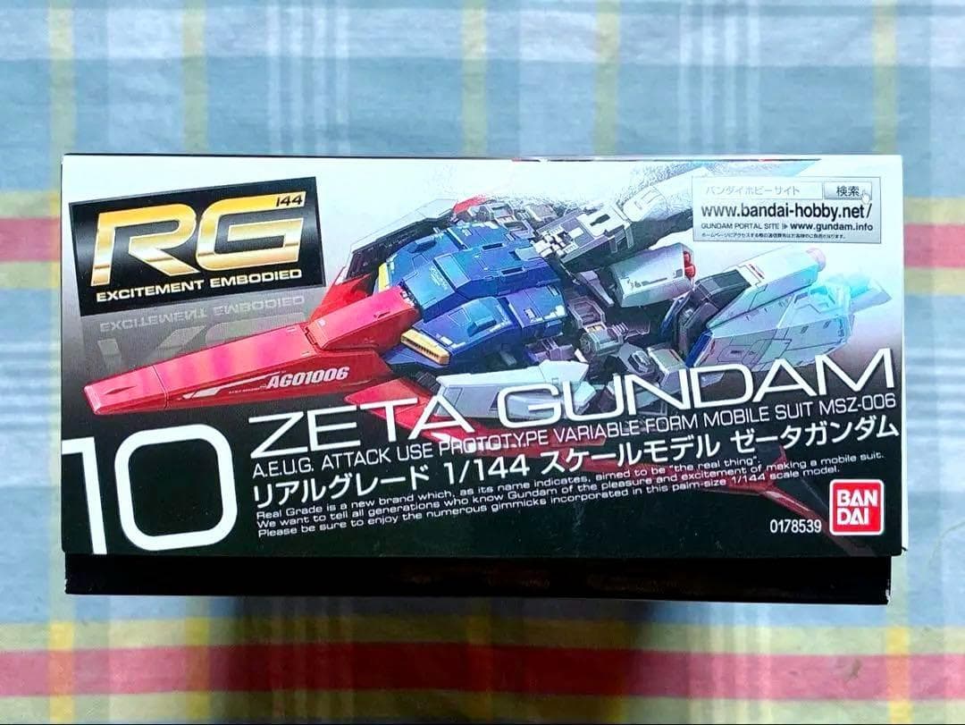 初版品 美品 赤バンダイ RG 1/144 Zガンダム リアルグレード 状態良好