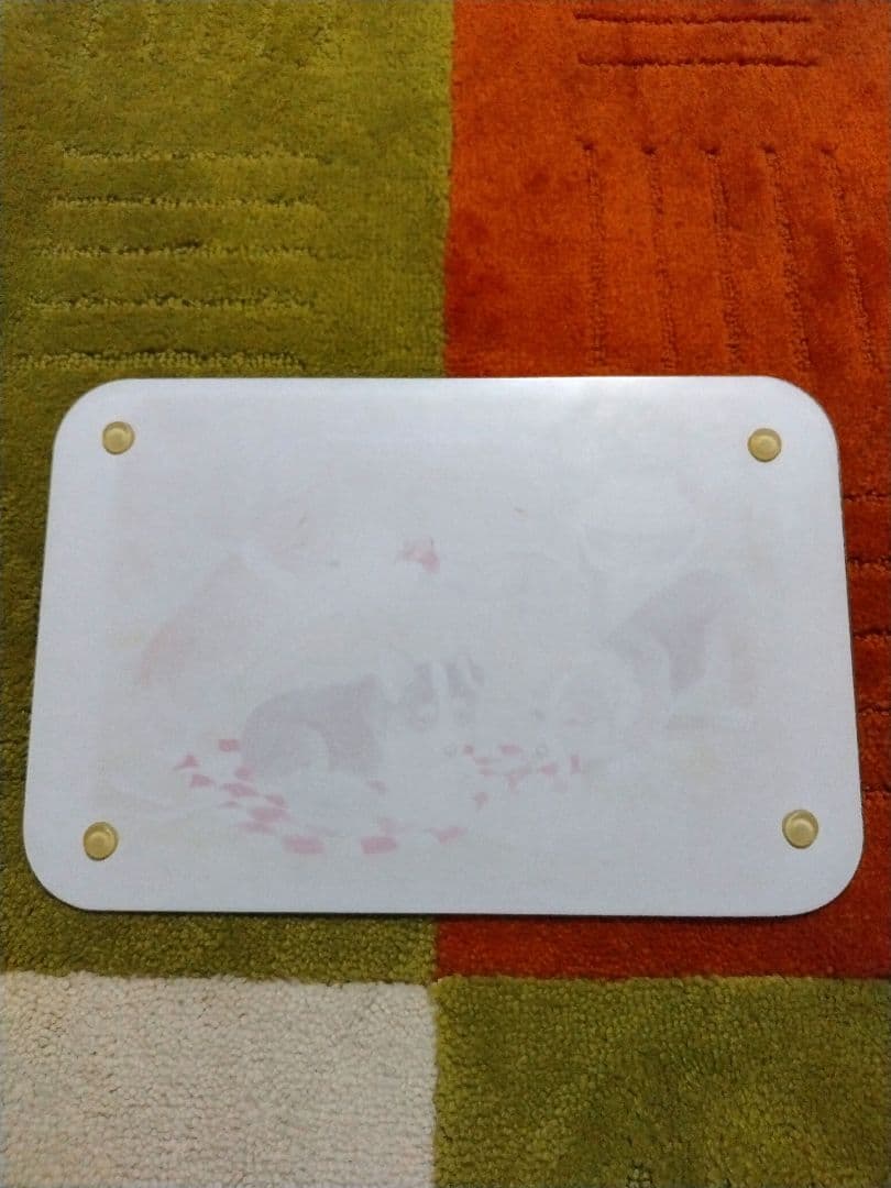 コーギー パピー 子犬 ガラスのカッティングボート