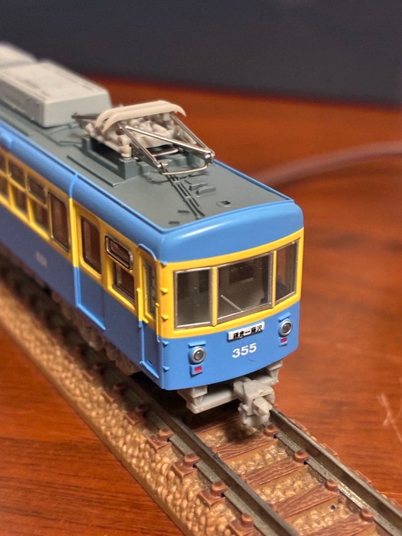 江ノ島電鉄300形「305F 2灯型」青電塗装(M車) モデモ　動力動作確認済