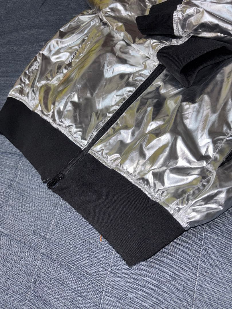 （超美品）パーリーゲイツ、プラチナシルバー、ジップジャケット、ブルゾン、サイズ4