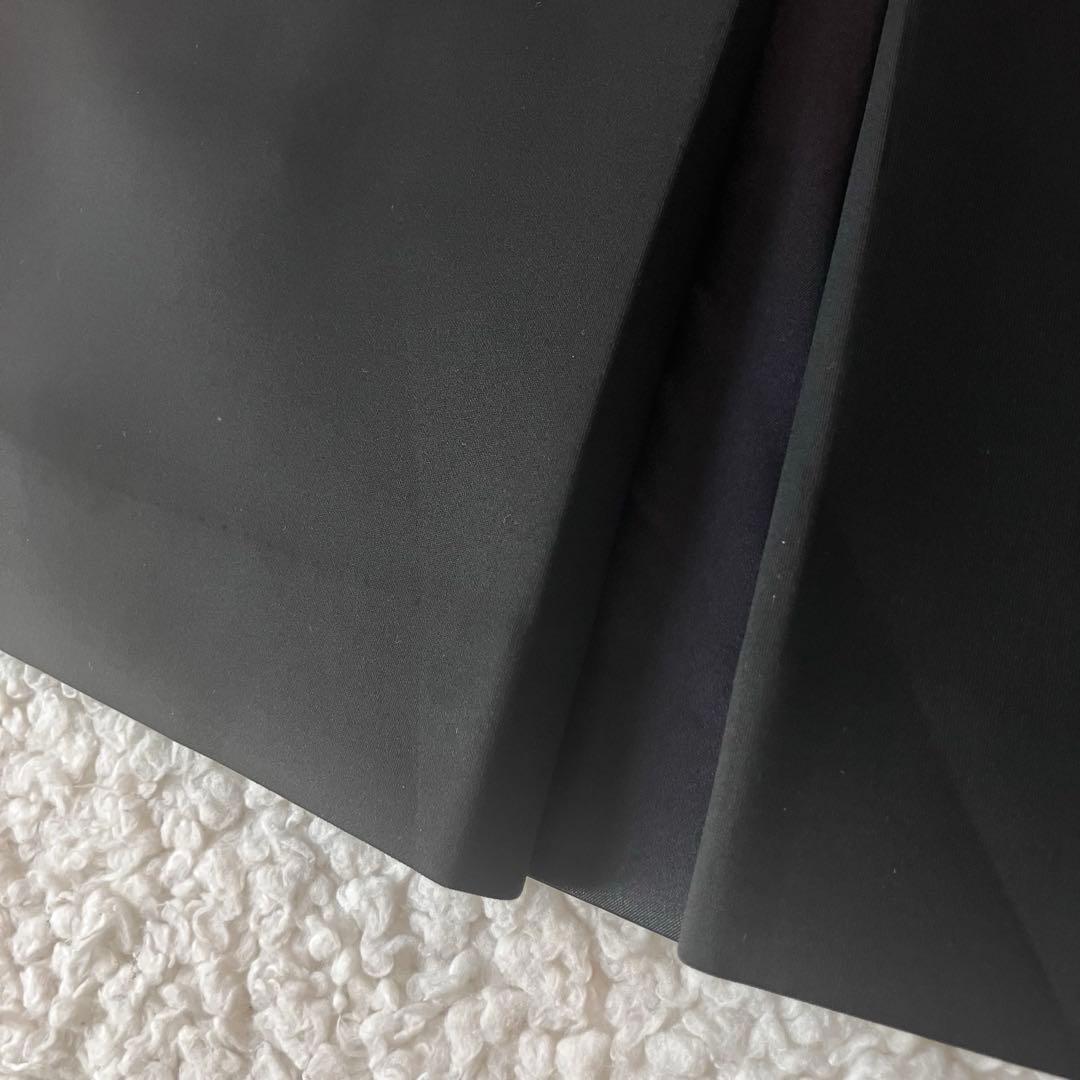 【タグ付新品】セントアンドリュース　ダンボールニット スカート　黒　M 立体ロゴ