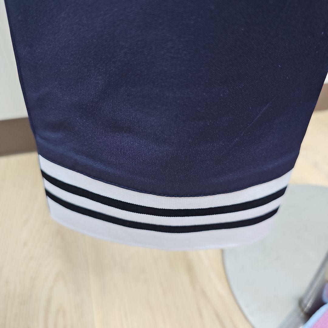 ネイビー フレアパンツ レディース