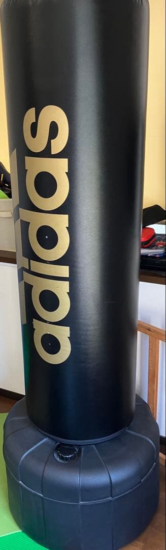 けみさん専用　adidas サンドバッグ　スタンディングバッグ 黒 ロゴ入り
