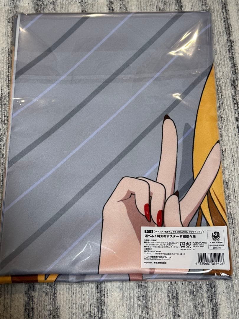 ぬきたし　くじ引き堂　S-1-1 選べる！特大布ポスター 片桐奈々瀬